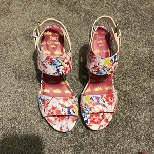 Juicy couture wedge sandals 8.5